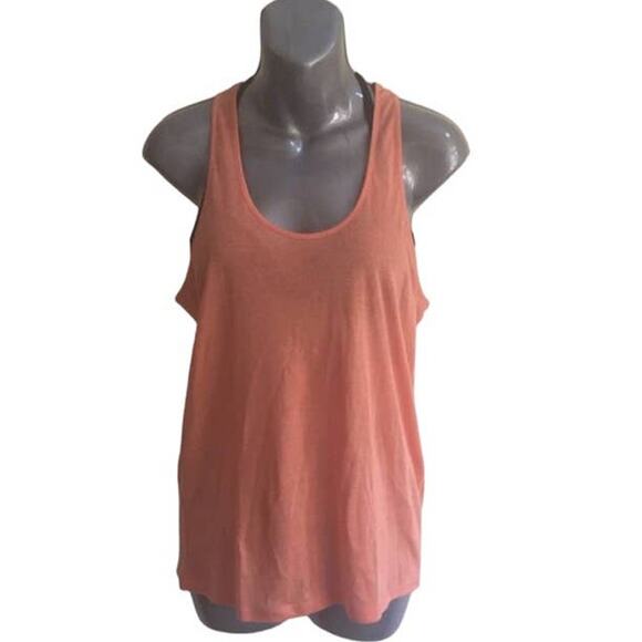 NEW Stella McCartney Coral Orange Silk Blend Tank Top 36 - Picture 1 of 5